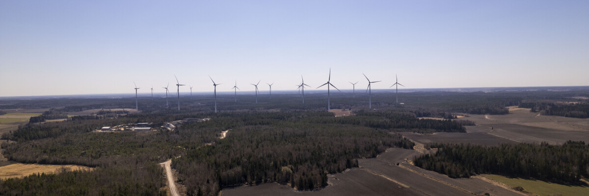 Wind Turbines in Ostrobothnia.