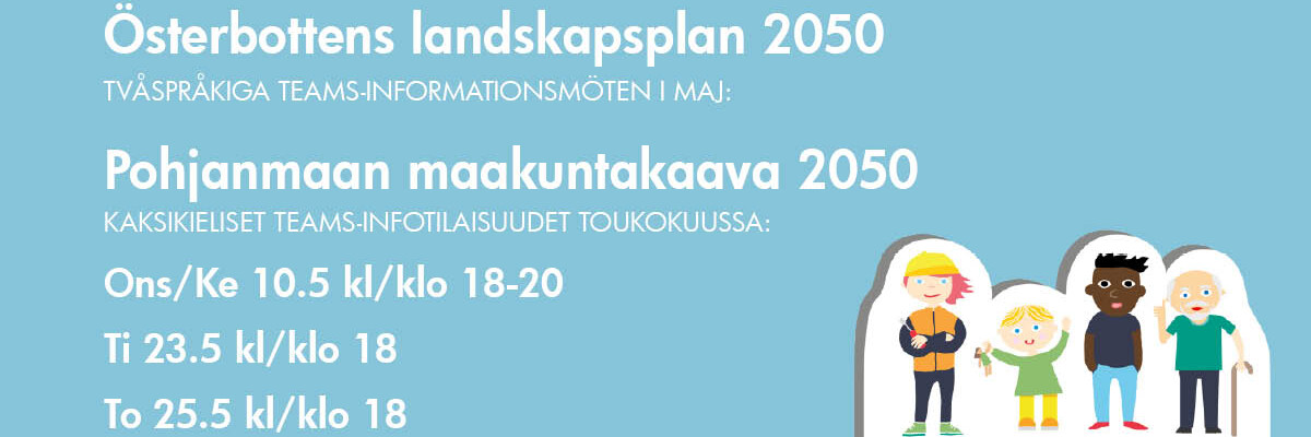 Kaksikielisiä infotilaisuuksia maakuntakaava 2050 toukokuussa